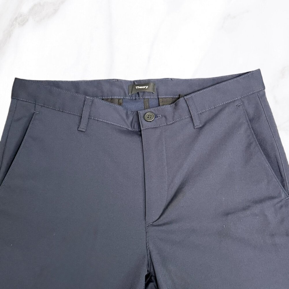 Theory Men's Navy Zaine Ascend Tech Nylon Dress Pants, Size 31 - Picture 4 of 9